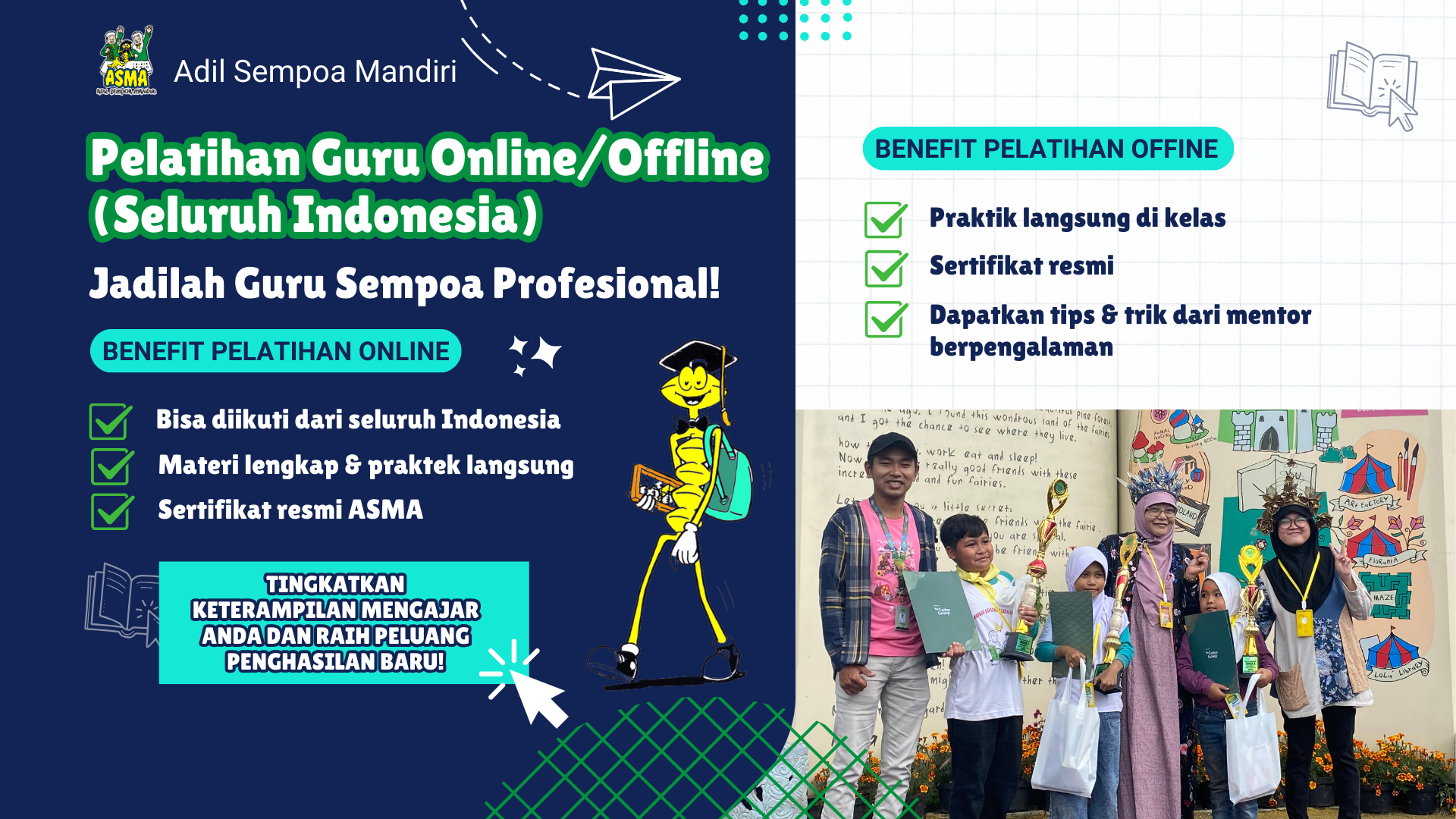 Raih Juara Olimpiade Bersama Adil Sempoa Mandiri